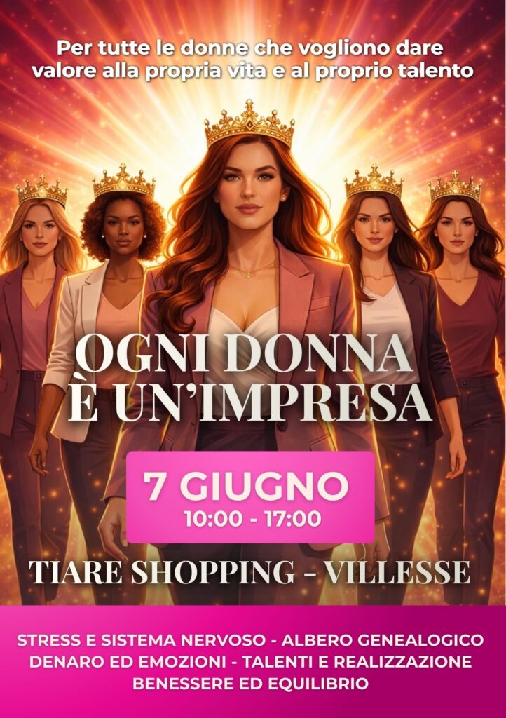 Convention OGNI DONNA E' UN'IMPRESA 7 GIUGNO 2026